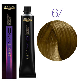 L&#039;Oreal Professionnel Dia Light 6 50 мл Краска для чувствительных волос (Темный блондин)