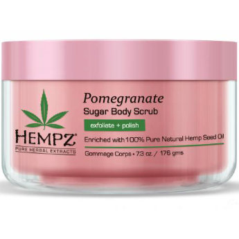 Hempz Sugar &amp; Pomegranate Body Scrub Растительный скраб для тела Сахар и Гранат
