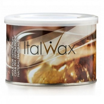 ItalWax Wax For Depilation Natural 400 мл Прозрачный воск для депиляции тонких, светлых волос. Без добавления отдушек и красителей. Идеален для кожи, склонной к аллергии (Натуральный)