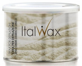 ItalWax Wax For Depilation Zinc Oxide 400 мл Воск средней плотности с диоксидом титана для удаления волос любой жесткости. Оксид цинка придает воску кремообразную консистенцию (Оксид цинка)