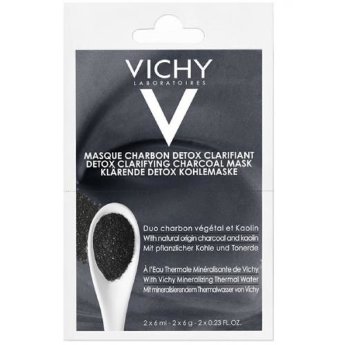 Vichy Mineral Masks Detox Clarifying Charcoal Mask 2*6 мл Детокс-маска с древесным углем