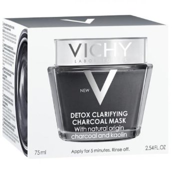Vichy Mineral Masks Detox Clarifying Charcoal Mask 75 мл Детокс-маска с древесным углем