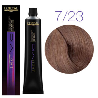 L&#039;Oreal Professionnel Dia Light 7.23 50 мл Краска для чувствительных волос (Медовая лаванда)