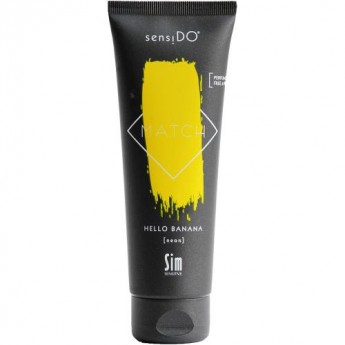 Sim Sensitive SensiDo Match Color Gloss Hello Banana Neon 125 мл Краситель прямого действия для цветного окрашивания волос (желтый неоновый)