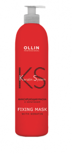 Ollin Professional Keratin System Home Fixing Mask 500 мл Фиксирующая маска с кератином