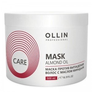 Ollin Professional Care Almond Oil Mask 500 мл Маска против выпадения волос с маслом миндаля 