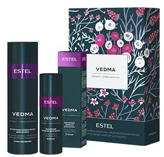 Estel Professional Vedma Set Молочный набор для блеска волос (шампунь + маска + масло-эликсир)