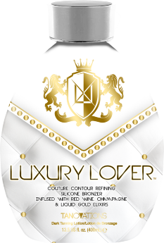 Лосьон для загара Ed Hardy Luxury Lover Силиконовая эмульсия для улучшения контура. Эликсир насыщен красным вином, шампанским и жидким золотом