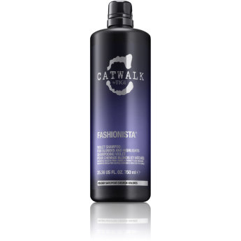 TIGI Catwalk Fashionista Violet Shampoo 750 мл Безсульфатный шампунь для коррекции цвета осветлённых волос