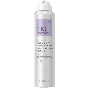 TIGI Copyright Custom Care Volume Lift Styling Spray 240 мл Спрей-мусс для придания объема волосам (гибкая фиксация)