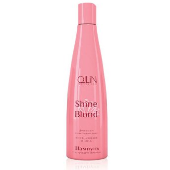 Ollin Professional Shine Blond Echinacea Shampoo 300 мл Шампунь для окрашенных и осветленных волос с экстрактом эхинацеи