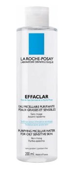 La Roche-Posay Effaclar Purifying Micellar Water 200 мл Вода мицеллярная для очищения жирной чувствительной кожи