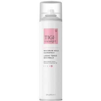 TIGI Copyright Custom Care Maximum Hold Hairspray 385 мл Лак суперсильной фиксации волос