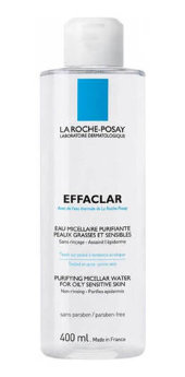 La Roche-Posay Effaclar Purifying Micellar Water 400 мл Вода мицеллярная для очищения жирной чувствительной кожи