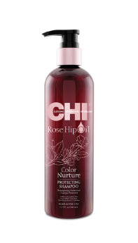 CHI Rose Hip Oil Protecting Shampoo 355 мл Шампунь для окрашенных волос с маслом лепестков роз и кератином