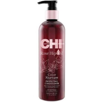 CHI Rose Hip Oil Protecting Conditioner 355 мл Кондиционер для окрашенных волос с маслом лепестков роз и кератином