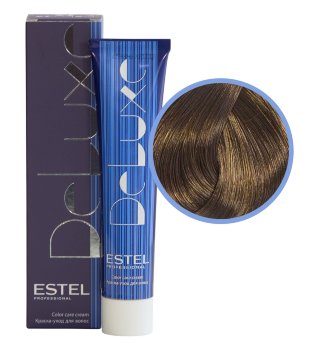Estel Professional De Luxe Color Cream NDL6/70 Краска-уход, Основная палитра (темно-русый коричневый для седины)
