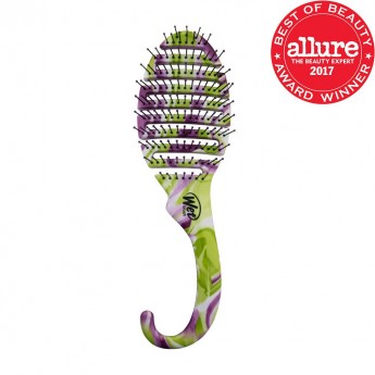 Wet Brush Shower Detangler Green/Purple Щетка для душа для спутанных волос, (зелено-фиолетовая)