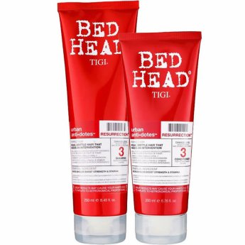 TIGI Bed Head Urban Anti+dotes Resurrection Hair Pack (Набор из 2-х предметов) Шампунь и кондиционер для сильно поврежденных волос уровень 3