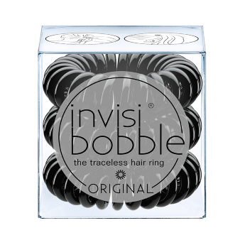 Invisibobble ORIGINAL True Black Резинка-браслет для волос (черный)