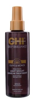 CHI Deep Brilliance Olive &amp; Monoi Shine Serum Light Weight Leave-In Treatment 177 мл Несмываемая легкая сыворотка-сияние