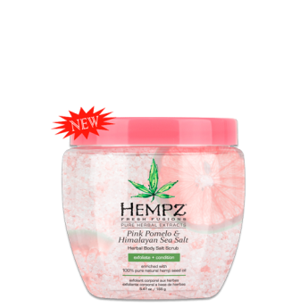 Hempz Pink Pomelo &amp; Himalayan Sea Salt Herbal Foaming Body Scrub 155 гр Соляной скраб для тела Помело и Гималайская соль