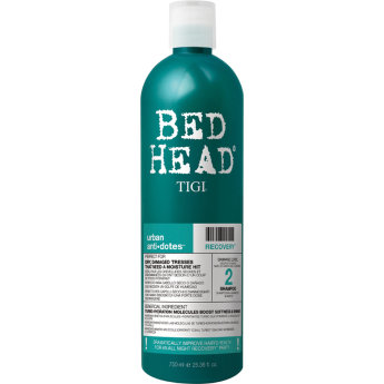 TIGI Bed Head Urban Anti+dotes Recovery Shampoo 750 мл Шампунь для поврежденных волос уровень 2