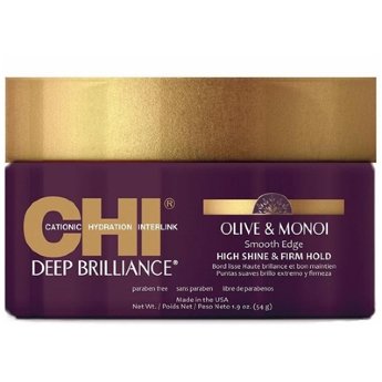 CHI Deep Brilliance Olive &amp; Monoi Smooth Edge High Shine &amp; Firm Hold 54 гр. Помада для придания волосам блеска и гладкой эластичной фиксации