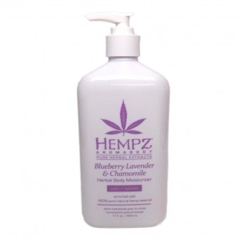 Hempz Herbal Body Moisturizer Blueberry Lavender &amp; Chamomile 500 мл Молочко для тела увлажняющее Лаванда, Ромашка и Дикие Ягоды 