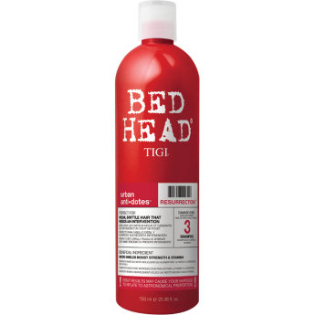 TIGI Bed Head Urban Anti+dotes Resurrection Shampoo 750 мл Шампунь для сильно поврежденных волос уровень 3