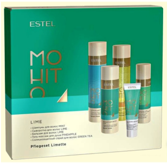 Estel Professional Otium Mohito Lime Kit Набор из пяти предметов для домашнего применения (Лайм)