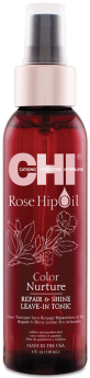 CHI Rose Hip Oil Repair &amp; Shine Leave-In Tonic 118 мл Тоник для волос с маслом лепестков роз