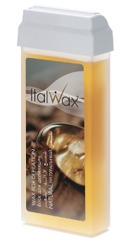 ItalWax Wax For Depilation Natural 100 мл Прозрачный воск для депиляции тонких, светлых волос. Без добавления отдушек и красителей. Идеален для кожи, склонной к аллергии (Натуральный)