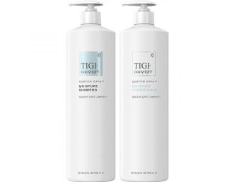 TIGI Copyright Custom Care Moisture Big Hair Pack (Набор из 2-х предметов) Увлажняющие шампунь и кондиционер с глицерином (большой объем)