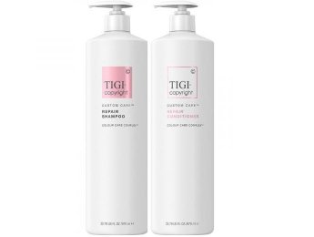TIGI Copyright Custom Care Repair Big Hair Pack (Набор из 2-х предметов) Шампунь и кондиционер для поврежденных волос с восстанавливающим и кондиционирующим комплексом (большой объем)