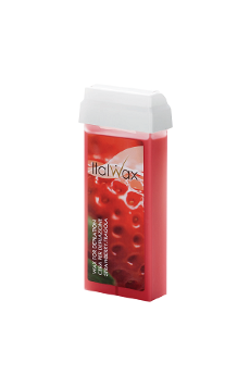 ItalWax Wax For Depilation Strawberry 100 мл Плотный воск с высоким содержанием диоксида титана для удаления жестких, коротких волос. Обладает повышенной адгезивностью. Содержит эфирное масло. Имеет приятный клубничный аромат (Клубника)