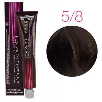 L&#039;Oreal Professionnel Dia Richesse 5.8 50 мл Краска для волос (Светлый шатен мокка)
