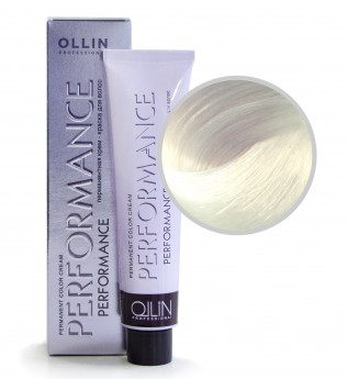 Ollin Professional Performance Permanent Color Cream 0-0 60 мл Перманентная крем-краска для волос с экстрактом лекарственных растений и протеинами шёлка (цвет нейтральный)
