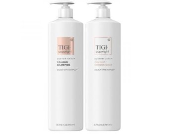 TIGI Copyright Custom Care Colour Big Hair Pack (Набор из 2-х предметов) Шампунь и кондиционер для окрашенных волос с маслом ши и комплексом усиливающим блеск (большой объем)