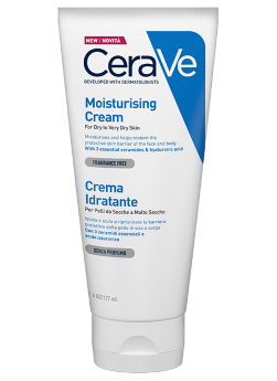 CeraVe Moisturising Cream For Dry To Very Dry Skin 177 мл Увлажняющий крем для сухой и очень сухой кожи лица и тела