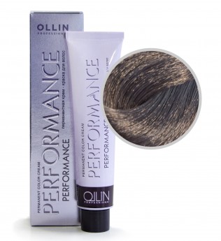 Ollin Professional Performance Permanent Color Cream 0-11 60 мл Перманентная крем-краска для волос с экстрактом лекарственных растений и протеинами шёлка (цвет пепельный)