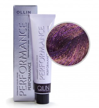 Ollin Professional Performance Permanent Color Cream 0-22 60 мл Перманентная крем-краска для волос с экстрактом лекарственных растений и протеинами шёлка (цвет фиолетовый)