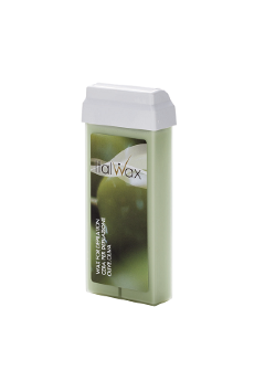 ItalWax Wax For Depilation Olive 100 мл Плотный воск с высоким содержанием диоксида титана для удаления жестких, коротких волос. Обладает повышенной адгезивностью (Олива)