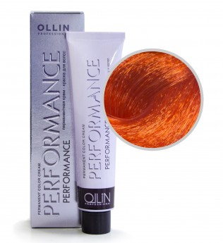 Ollin Professional Performance Permanent Color Cream 0-44 60 мл Перманентная крем-краска для волос с экстрактом лекарственных растений и протеинами шёлка (цвет медный)