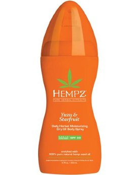 Hempz Yuzu &amp; Starfruit Daily Herbal Moisturizing Dry Oil Body Spray SPF 30 Масло-спрей солнцезащитное увлажняющее для тела