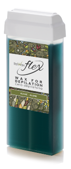 ItalWax Flex Wax For Depilation Algae 100 мл Очень пластичный воск с экстрактом ламинарии, подходит для сухой и чувствительной кожи. Удаляется без остатка при помощи полосок для депиляции (Водоросли)