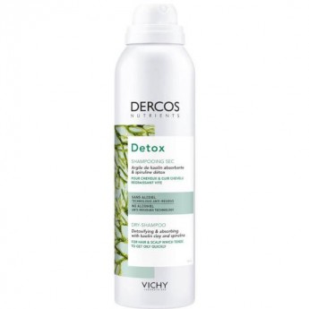 Vichy Dercos Nutrients Detox Dry Shampoo 150 мл Сухой шампунь на базе растительных ингредиентов