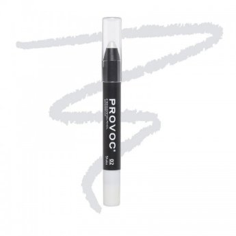 Provoc Eyeshadow Gel Pencil Waterproof 02 Shake Тени-карандаш водостойкие  (жемчужный шиммер)
