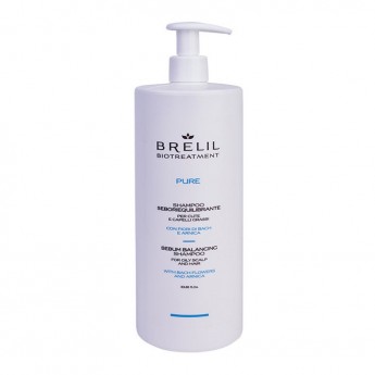 Brelil Professional Biotreatment Pure Sebum Balancing Shampoo For Oily Scalp and Hair 1000 мл Шампу­нь для жирных волос