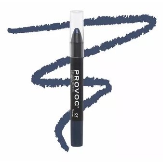 Provoc Eyeshadow Gel Pencil Waterproof 07 Shower Тени-карандаш водостойкие  (сапфировый шиммер)
